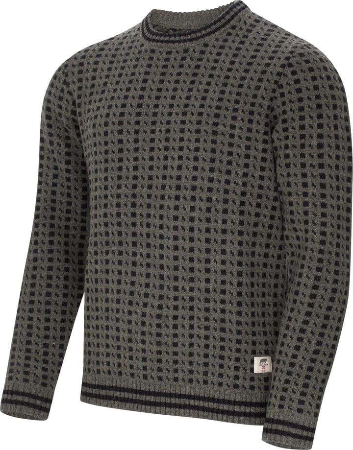 Gridarmor Men's Classic Wool Sweater Dusty Olive Gridarmor