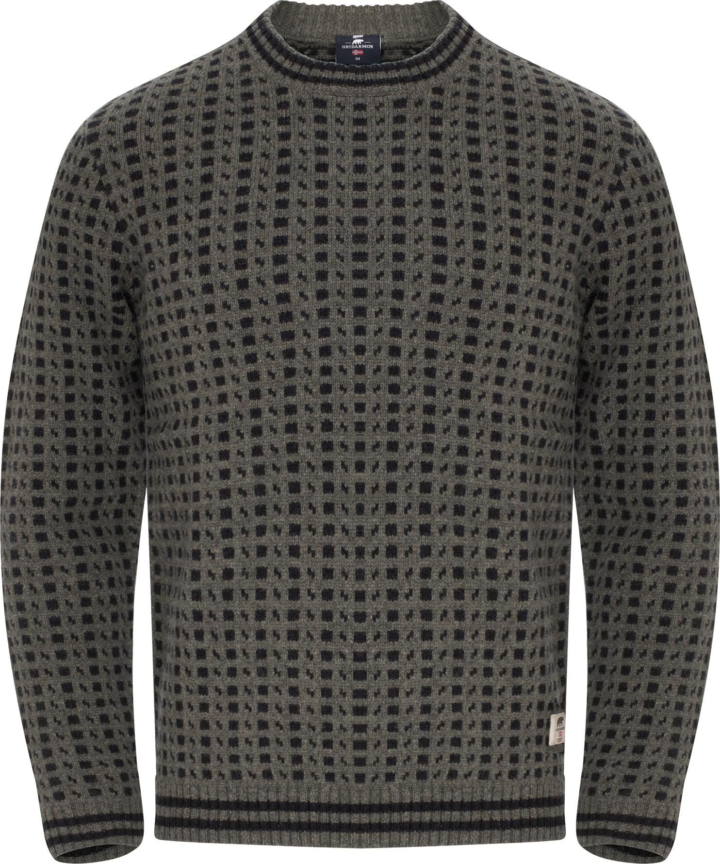 Gridarmor Men's Classic Wool Sweater Dusty Olive