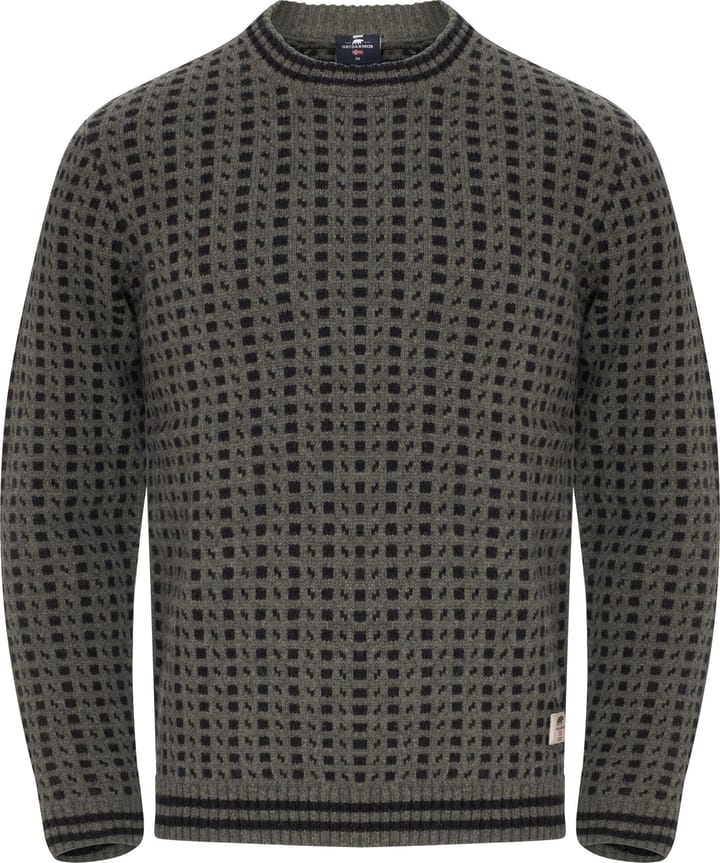 Gridarmor Men's Classic Wool Sweater Dusty Olive Gridarmor