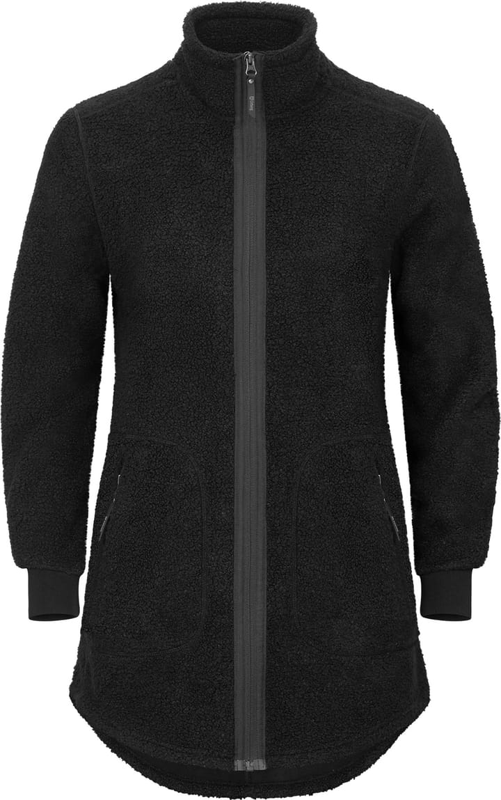 Urberg Bonded Pile Jacket Long Wmn Black Beauty Urberg