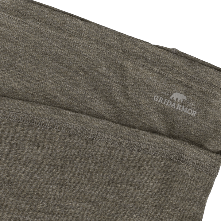 Gridarmor Merino Wool Tube Dusty Olive Melange Gridarmor