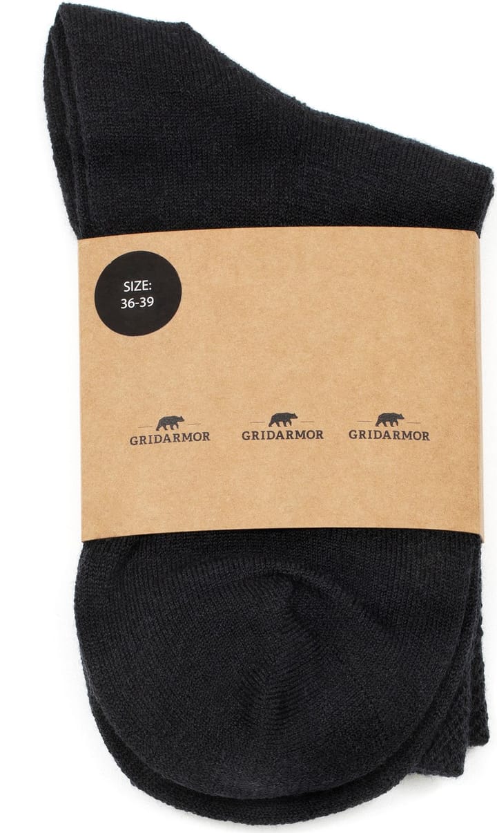 Gridarmor Every Day Merino Wool Sock Black Beauty Gridarmor