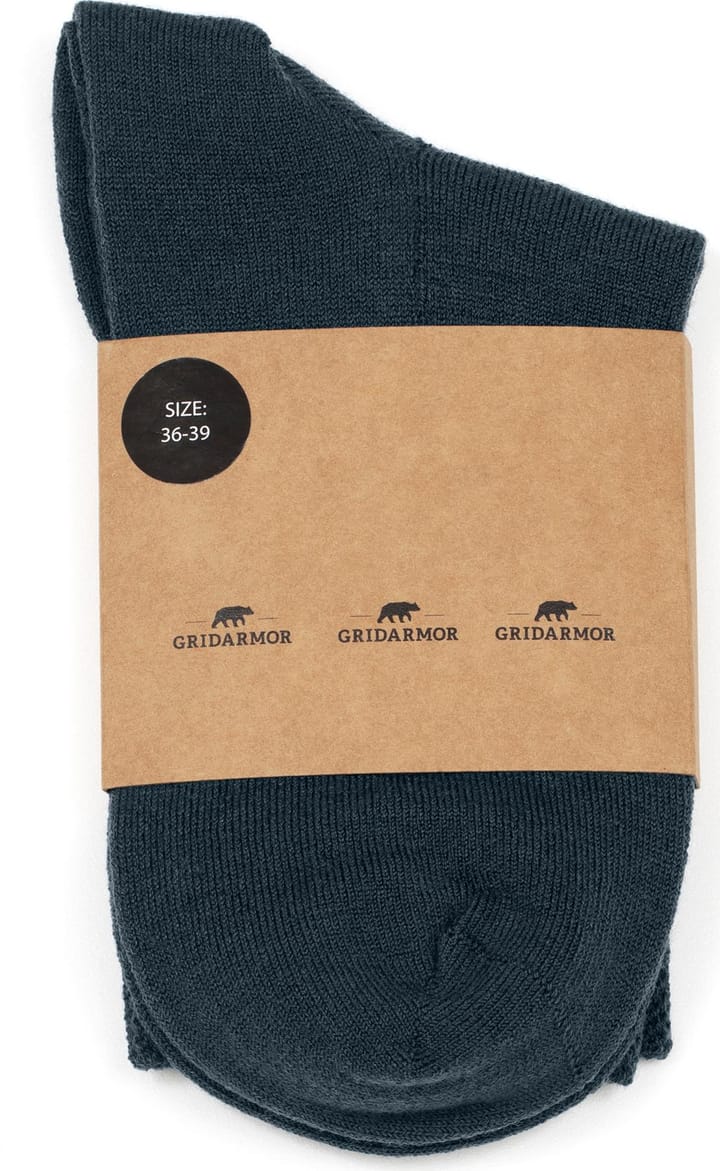 Gridarmor Every Day Merino Wool Sock Midnight Navy Gridarmor