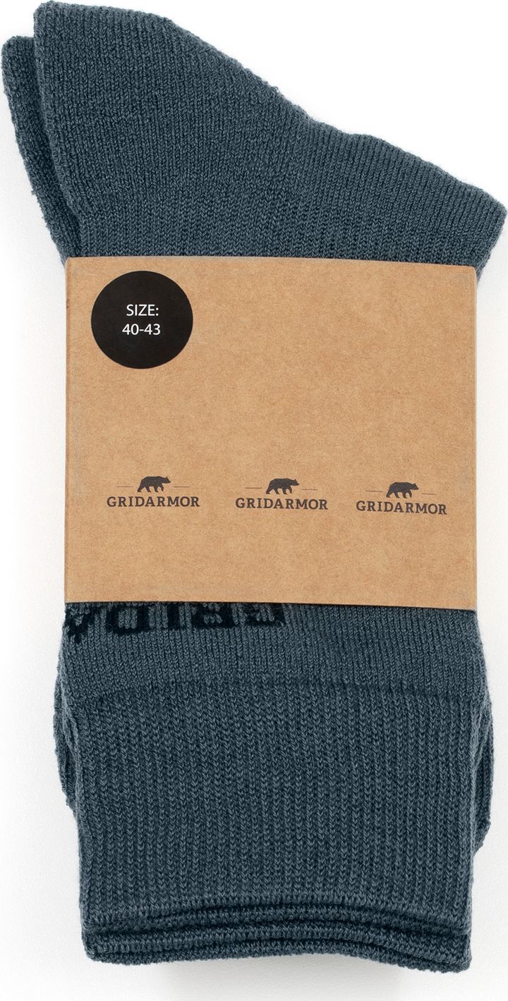 Gridarmor Hiking Wool Sock G2 Dark Slate Gridarmor