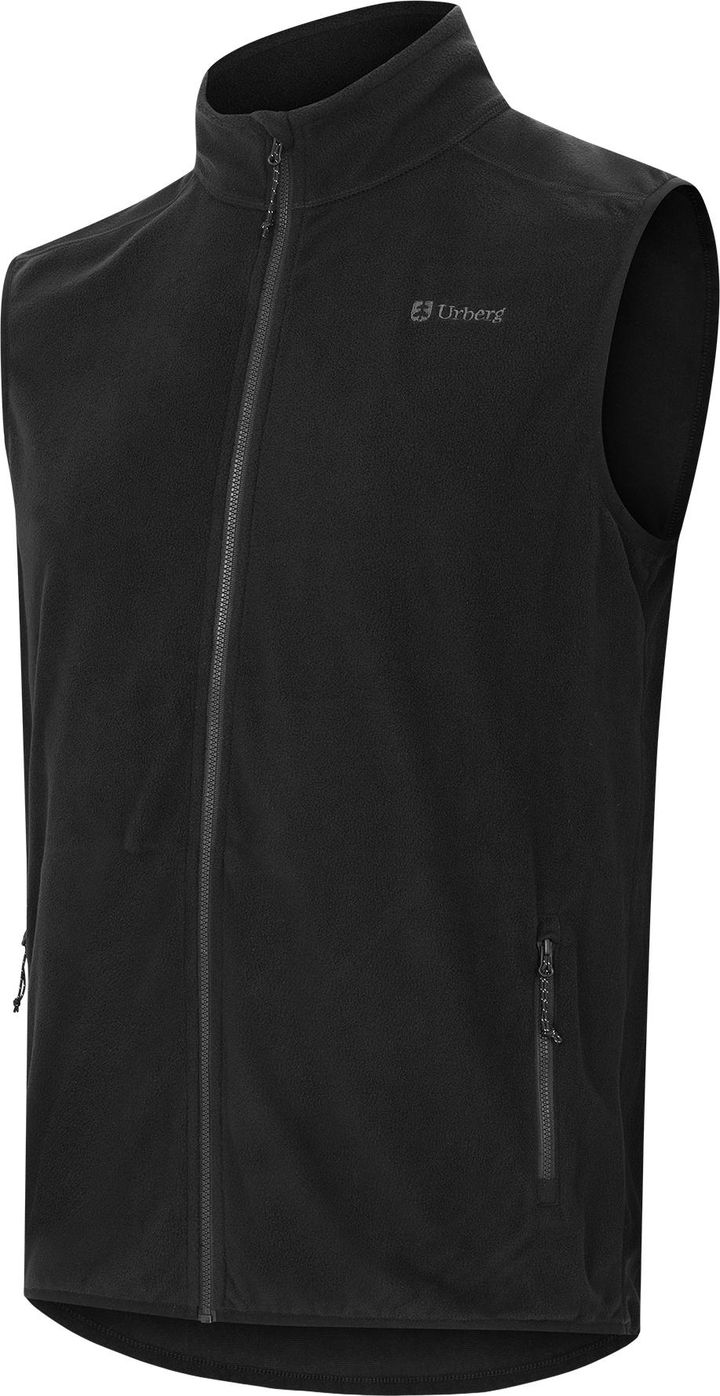Urberg Men's Thin Mid Layer Fleece Vest Black Beauty Urberg