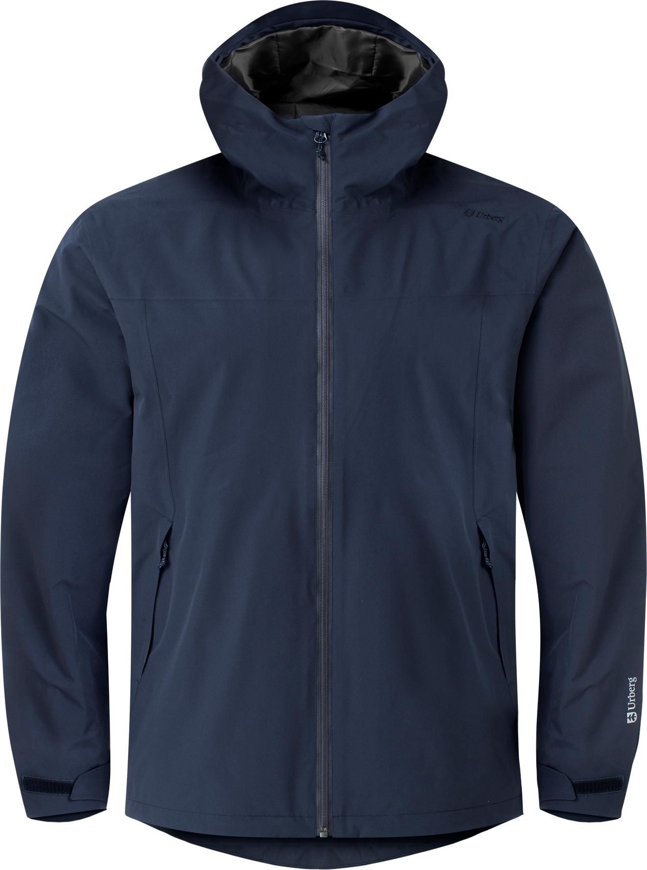 Urberg Men's 2l Everyday Rain Jacket Blue Nights