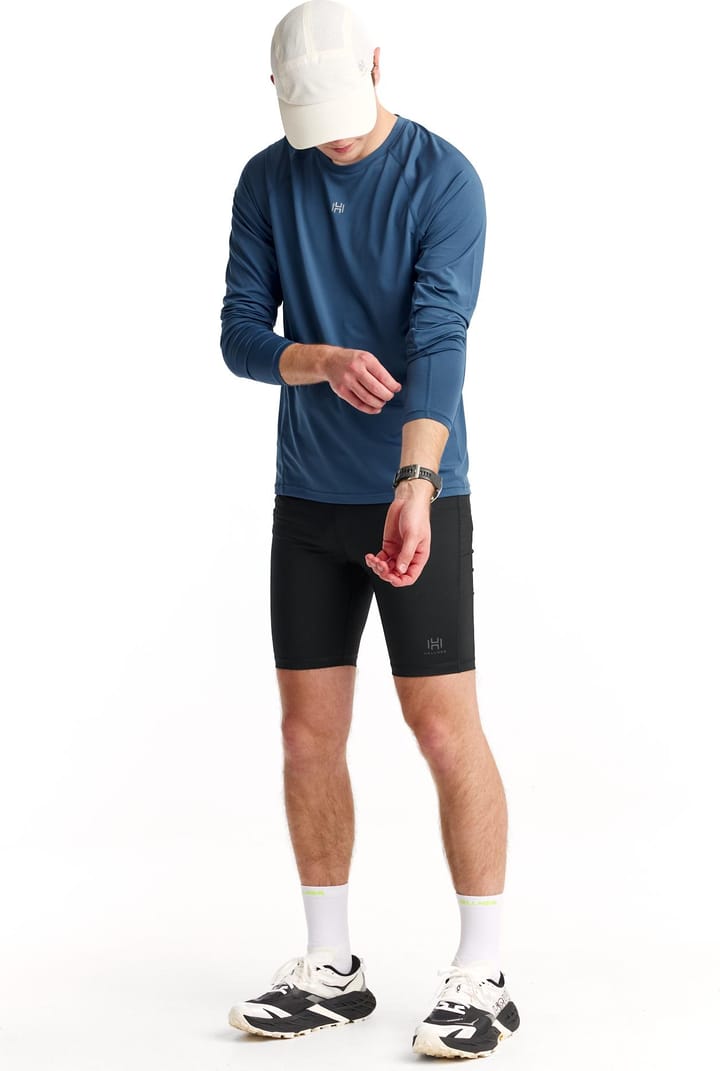Hellner Men's Core Running Rn Long Sleeve Tee Ensign Blue Hellner