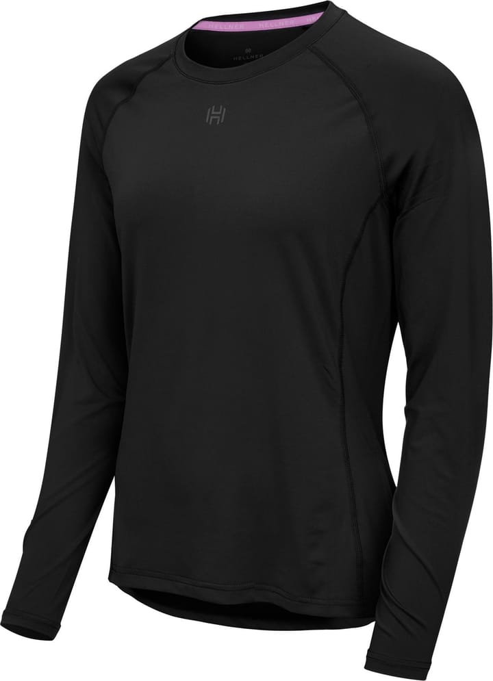 Hellner Women's Core Running Rn Long Sleeve Tee  Black Beauty Hellner