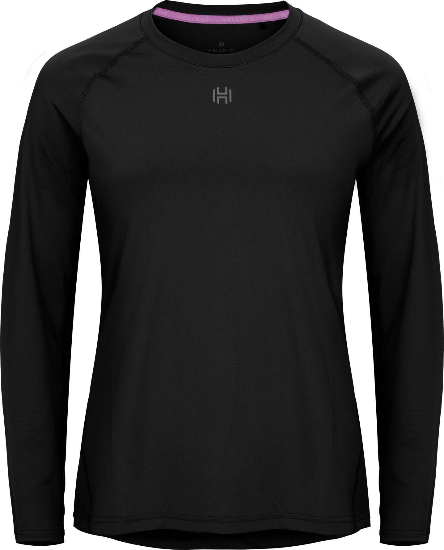 Hellner Women's Core Running Rn Long Sleeve Tee  Black Beauty