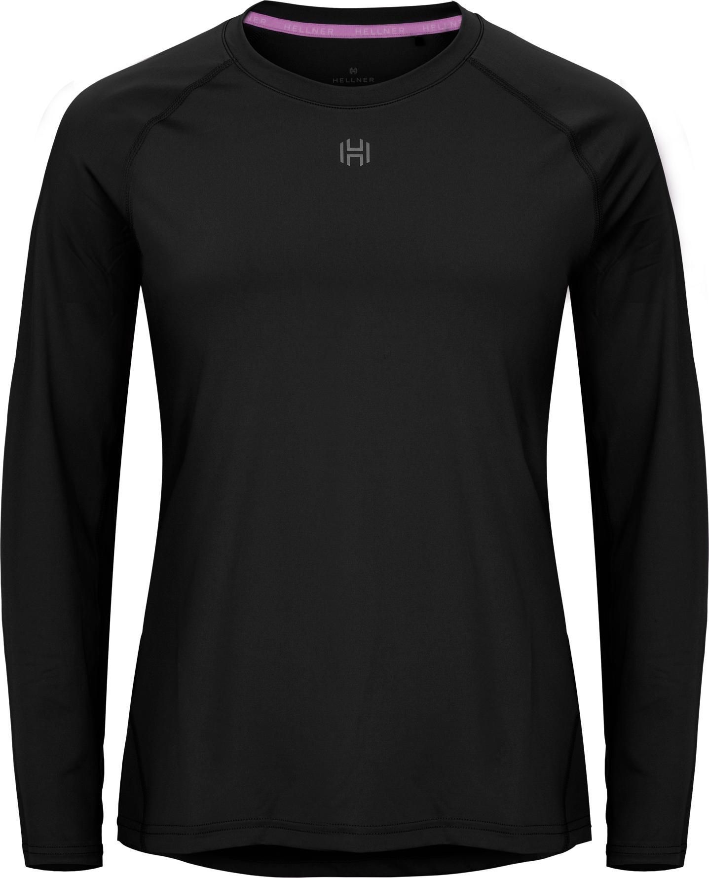 Hellner Women's Core Running Rn Long Sleeve Tee  Black Beauty