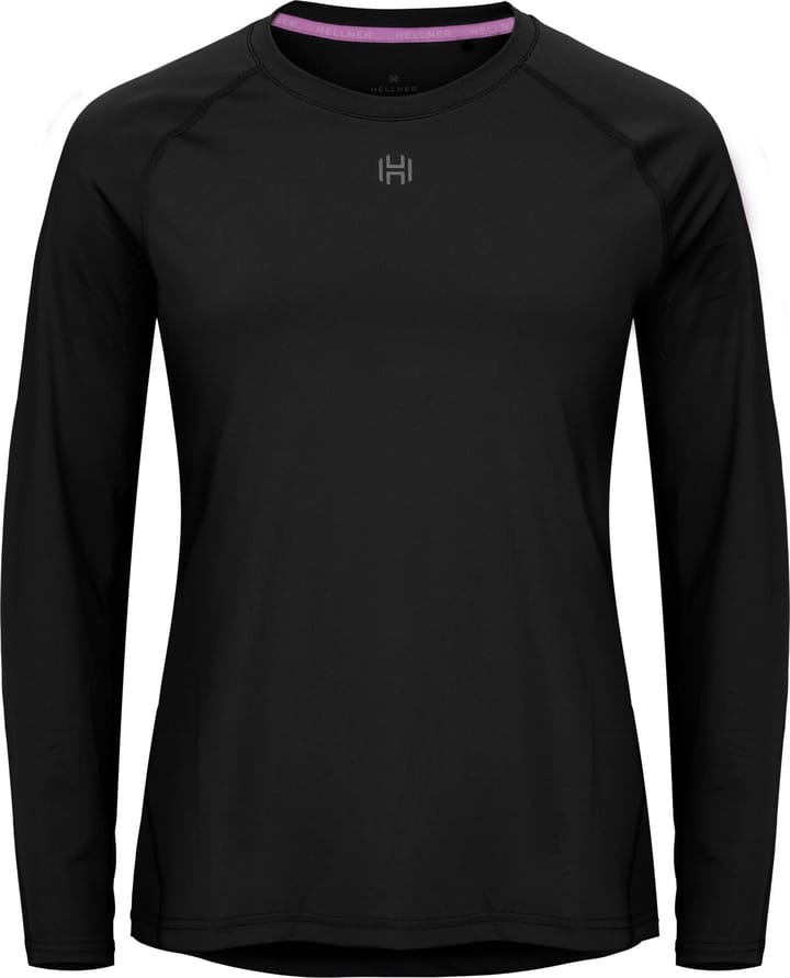 Hellner Women's Core Running Rn Long Sleeve Tee  Black Beauty Hellner