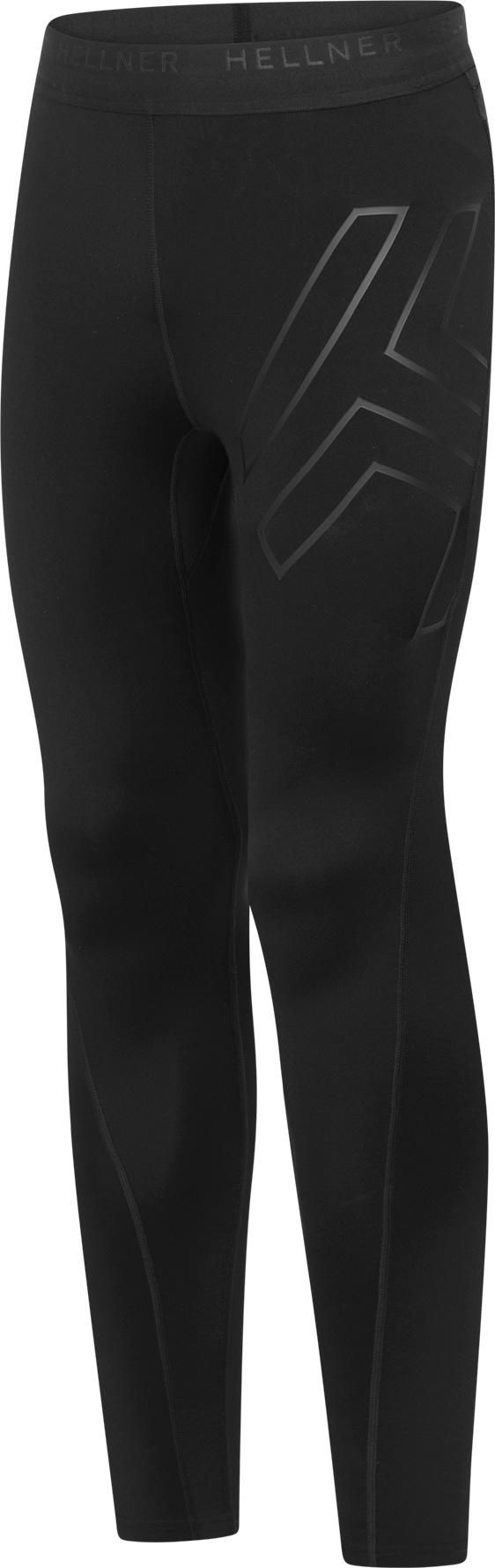 Hellner Men's Compression Full Length Tights Black Beauty Hellner