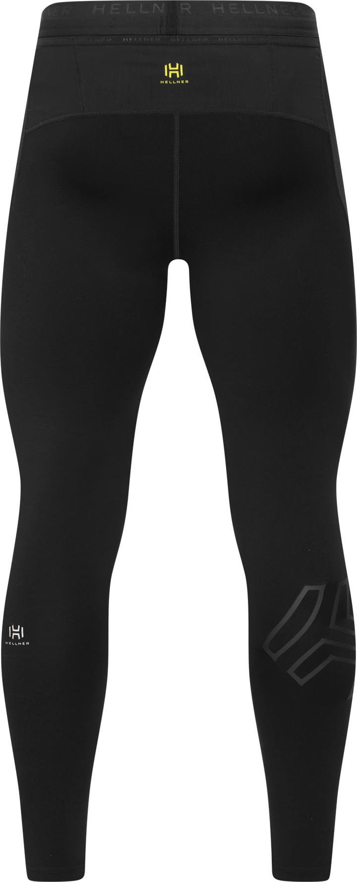 Hellner Men's Compression Full Length Tights Black Beauty Hellner