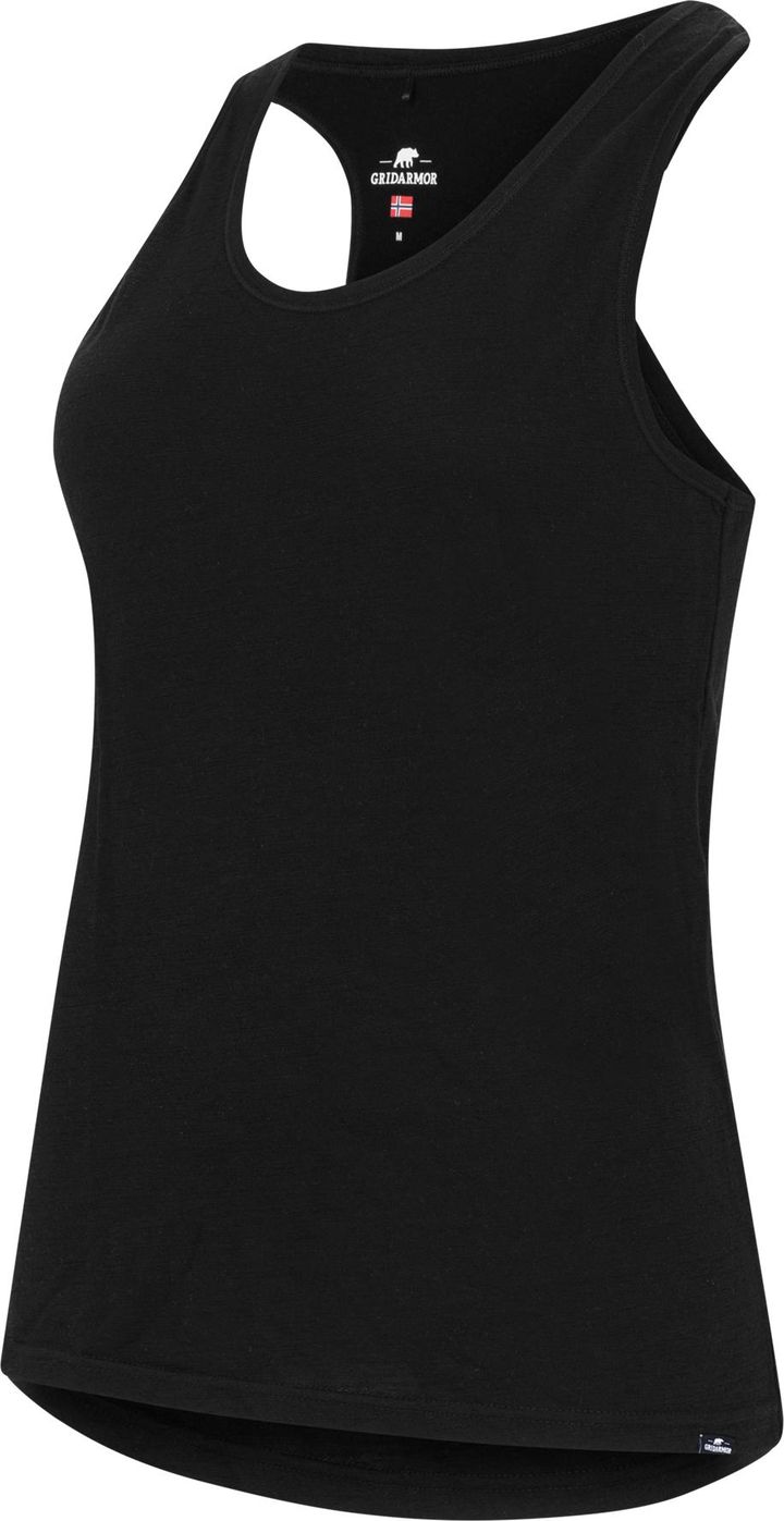 Gridarmor Women's Merino 150 gsm Singlet  Black Beauty Gridarmor