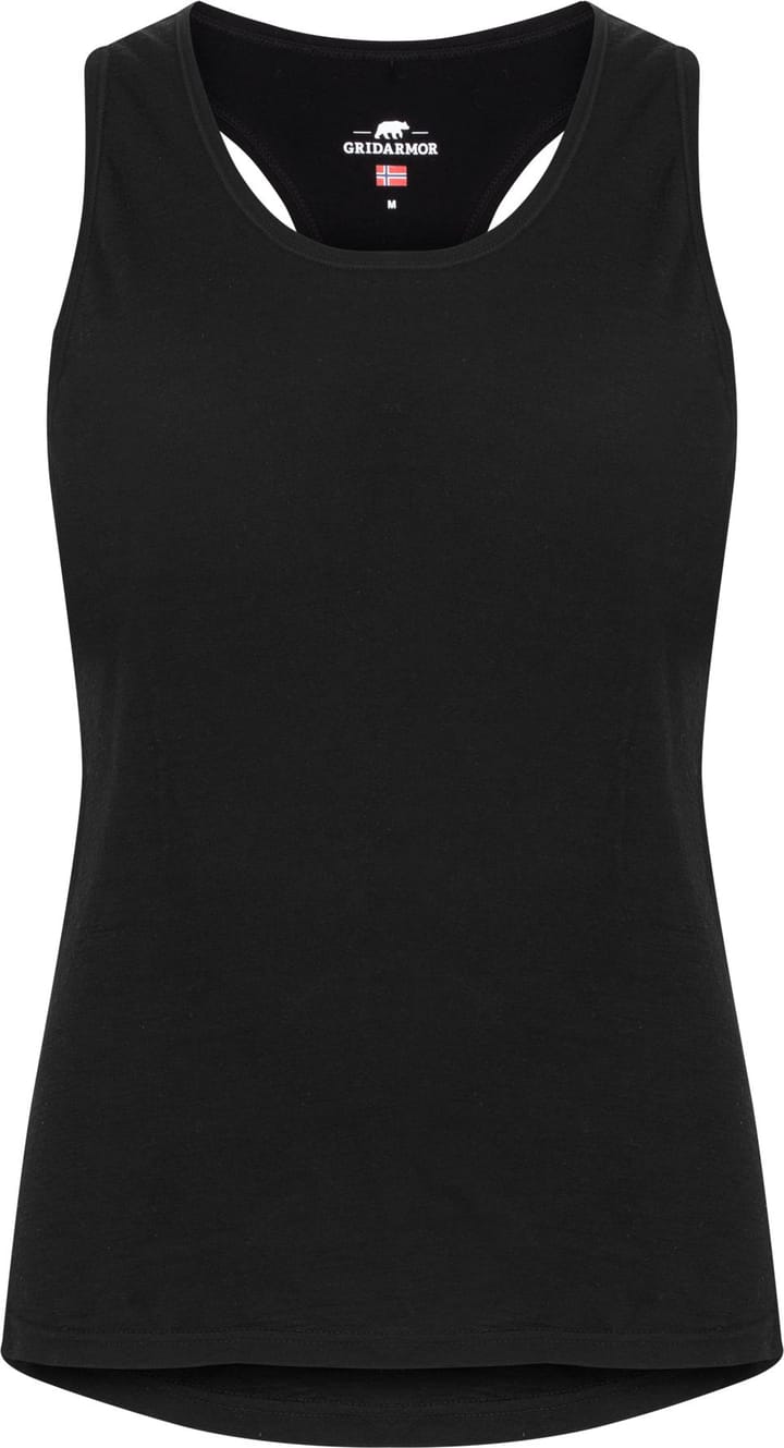 Gridarmor Women's Merino 150 gsm Singlet Black Beauty Gridarmor