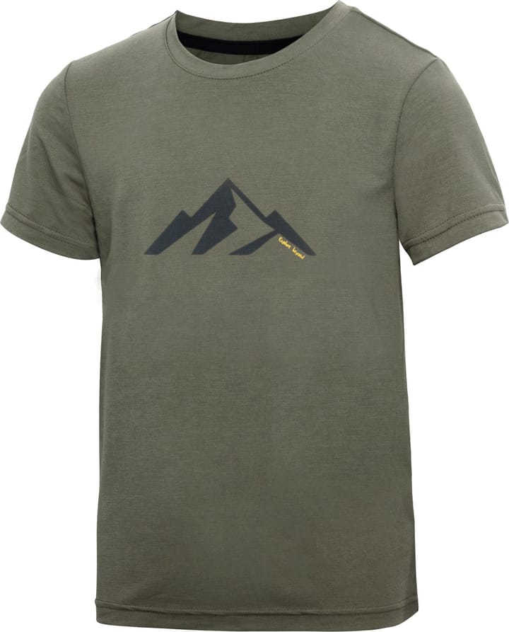 Urberg Junior's Printed Tree Tee Dusty Olive Urberg