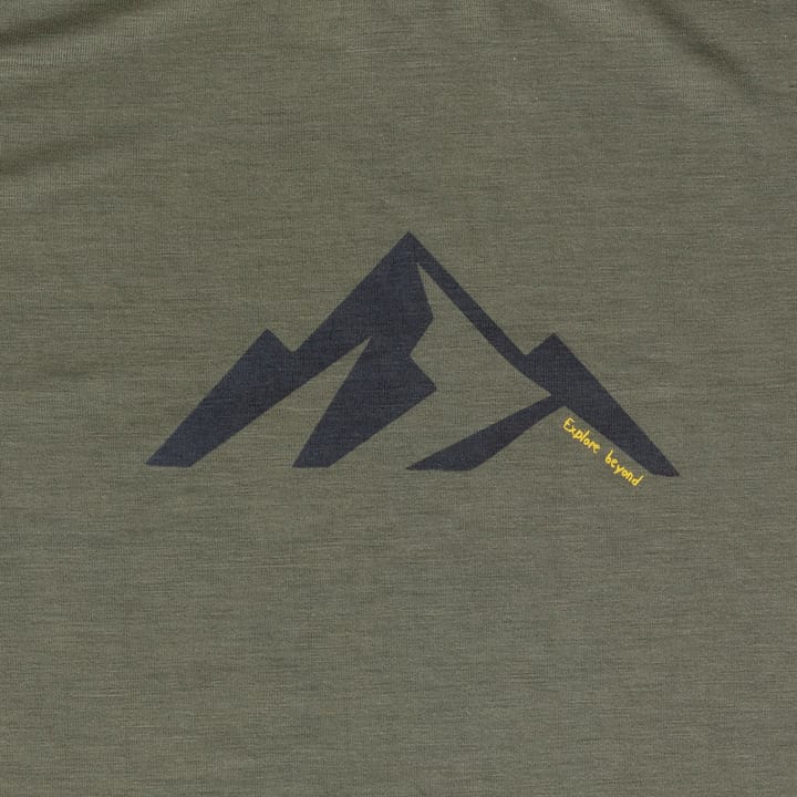 Urberg Junior's Printed Tree Tee Dusty Olive Urberg