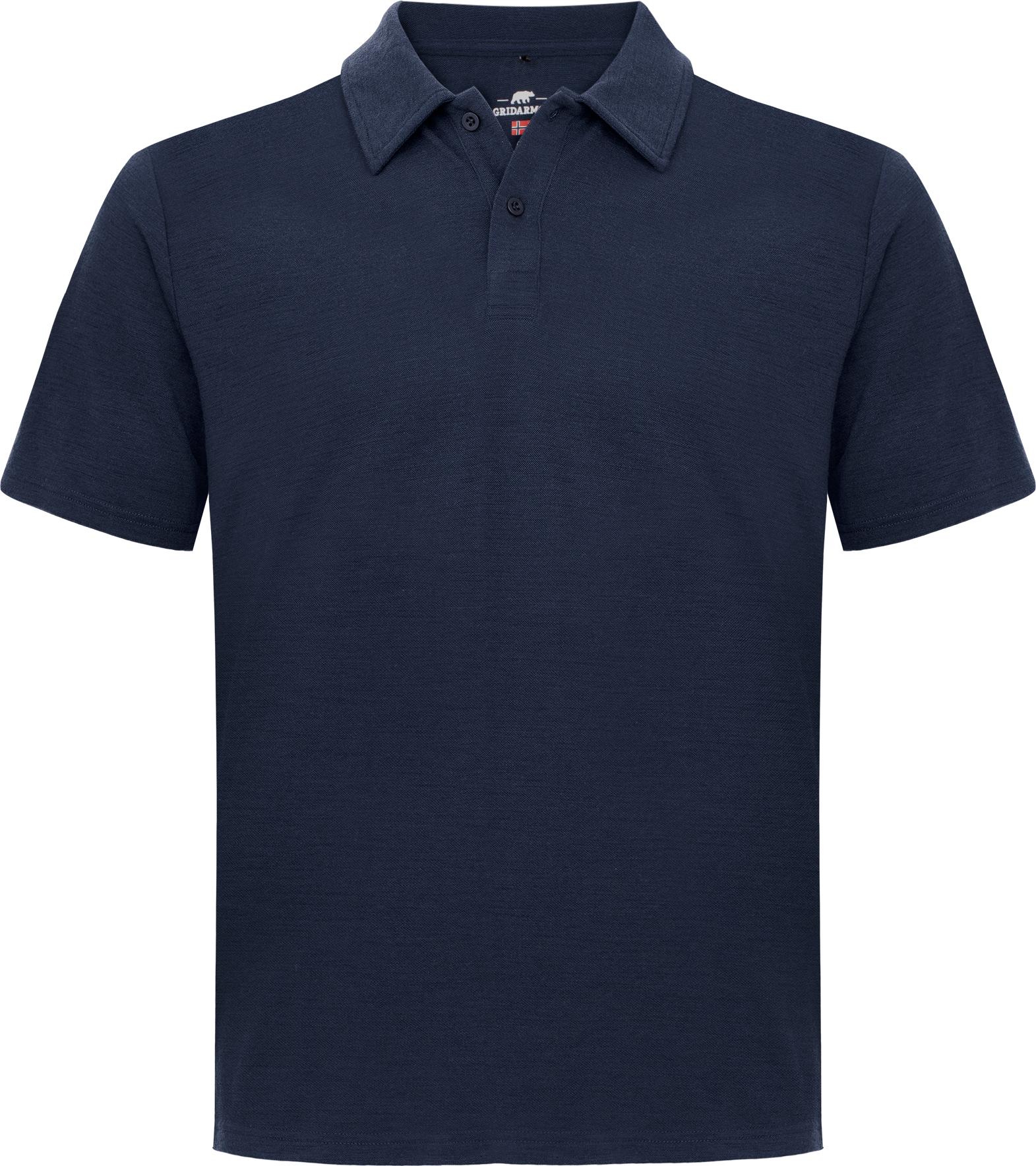 Gridarmor Men's Merino Wool Polo Tee pikéer
