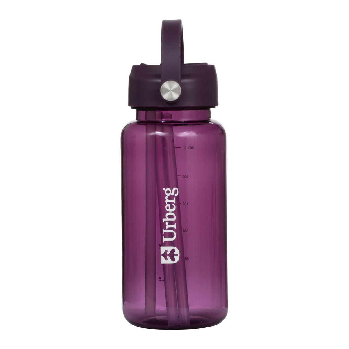 Urberg Tritan Flip Straw 600ml Dark