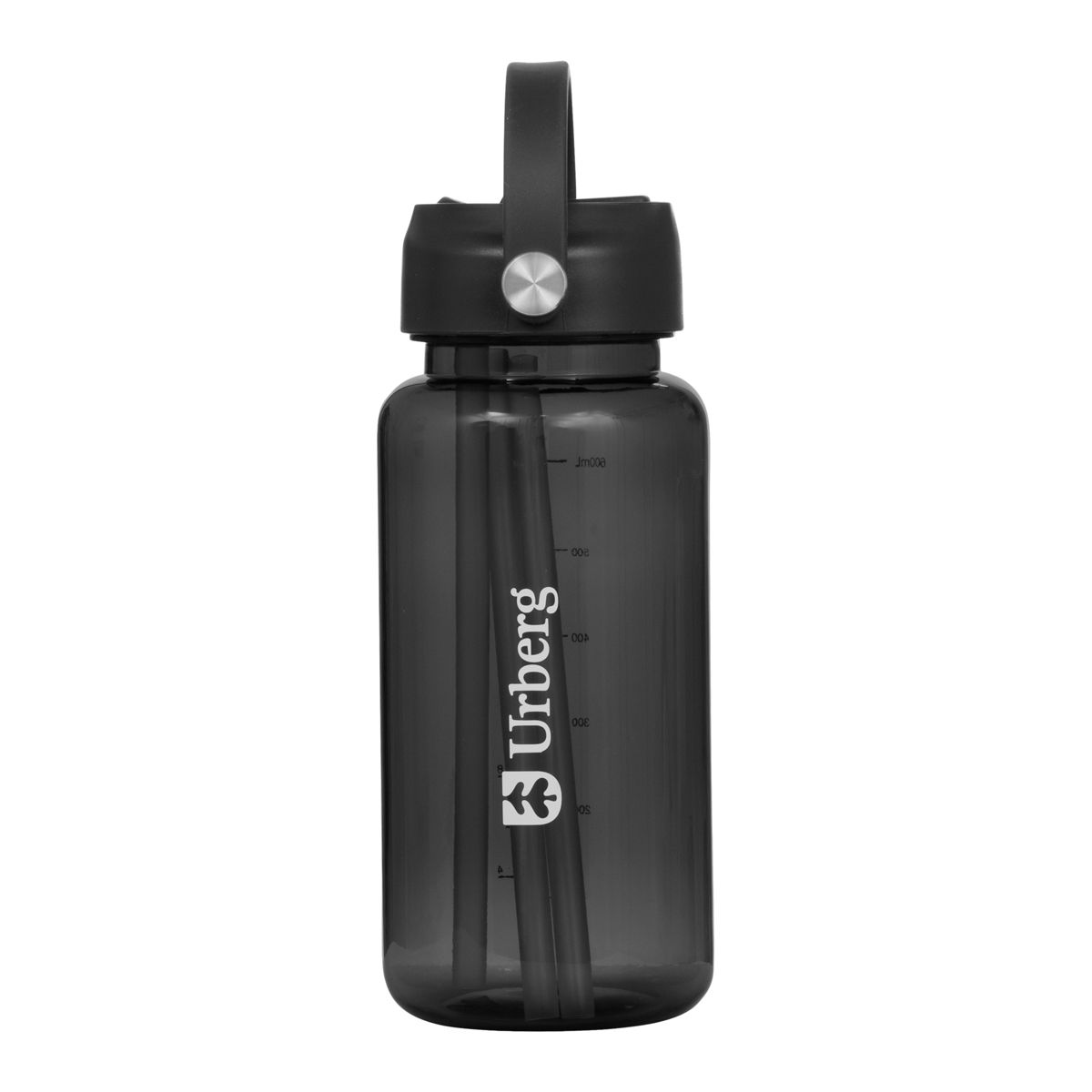 Urberg Tritan Flip Straw 600ml Asphalt