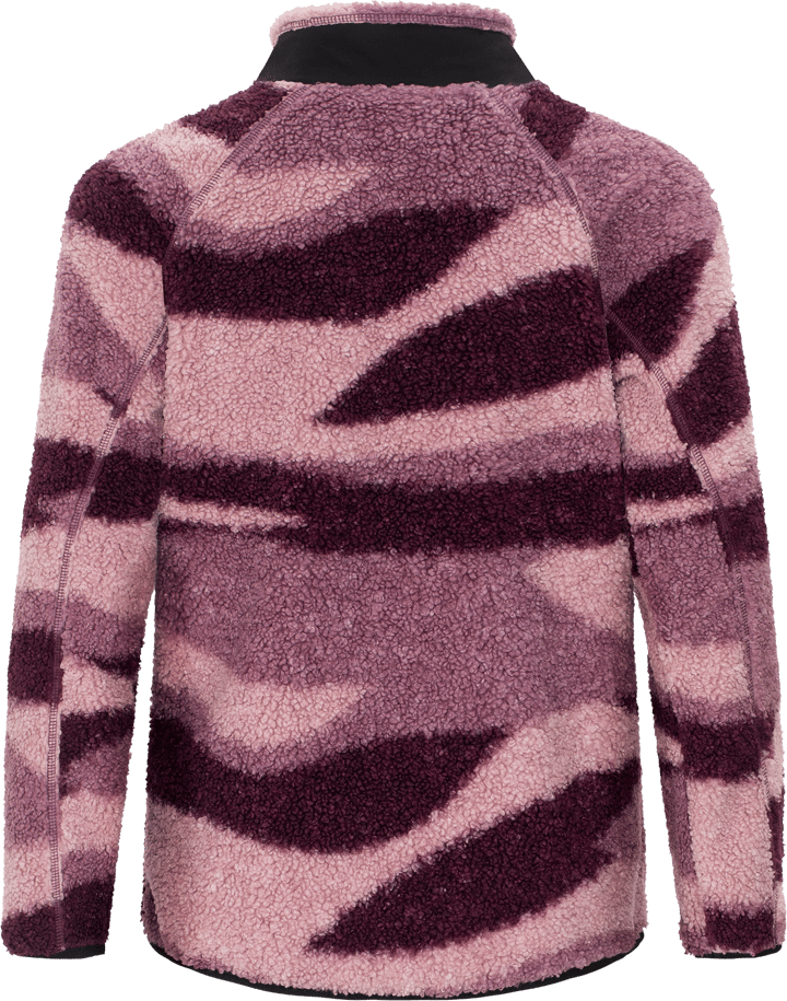 Urberg Junior's Printed Pile Fleece Jacket Pink Aop Urberg