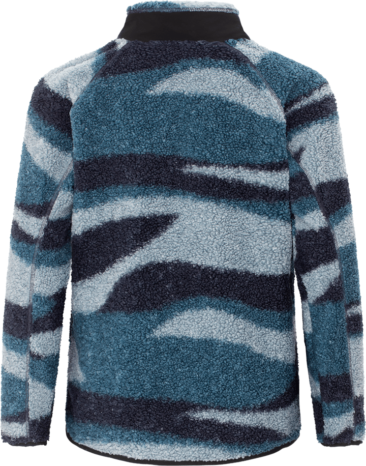 Urberg Junior's Printed Pile Fleece Jacket Blue Aop Urberg