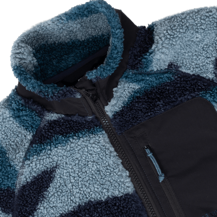 Urberg Junior's Printed Pile Fleece Jacket Blue Aop Urberg