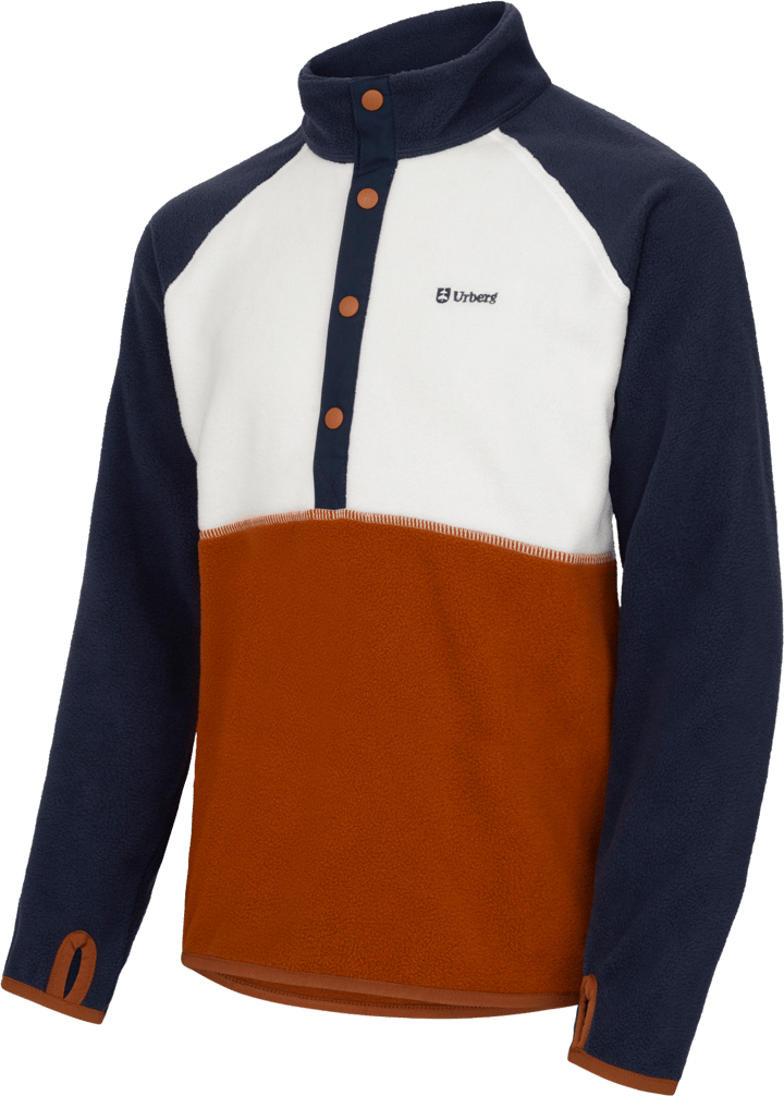Urberg Junior's Colour Block Fleece Sweater Mood Indigo Urberg