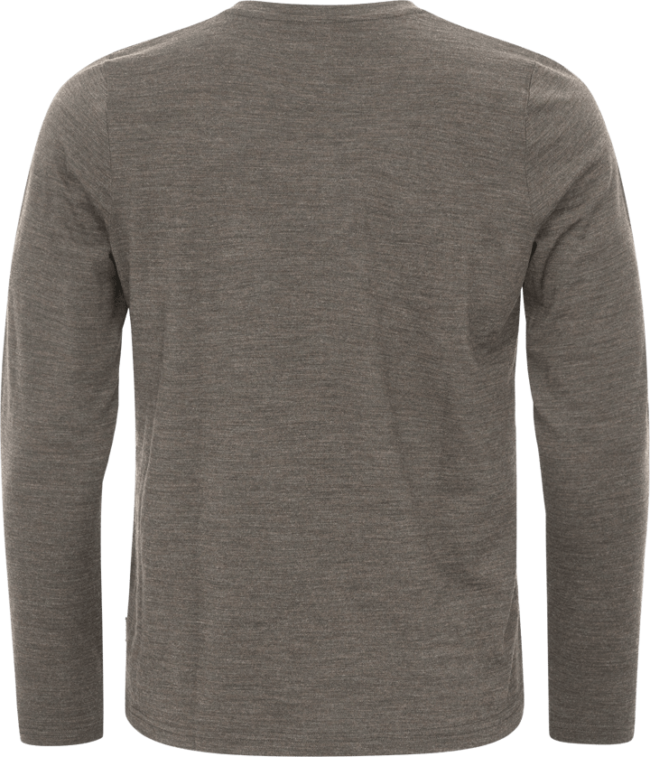 Gridarmor Men's Merino Wool Ls Tee Dusty Olive Melange Gridarmor
