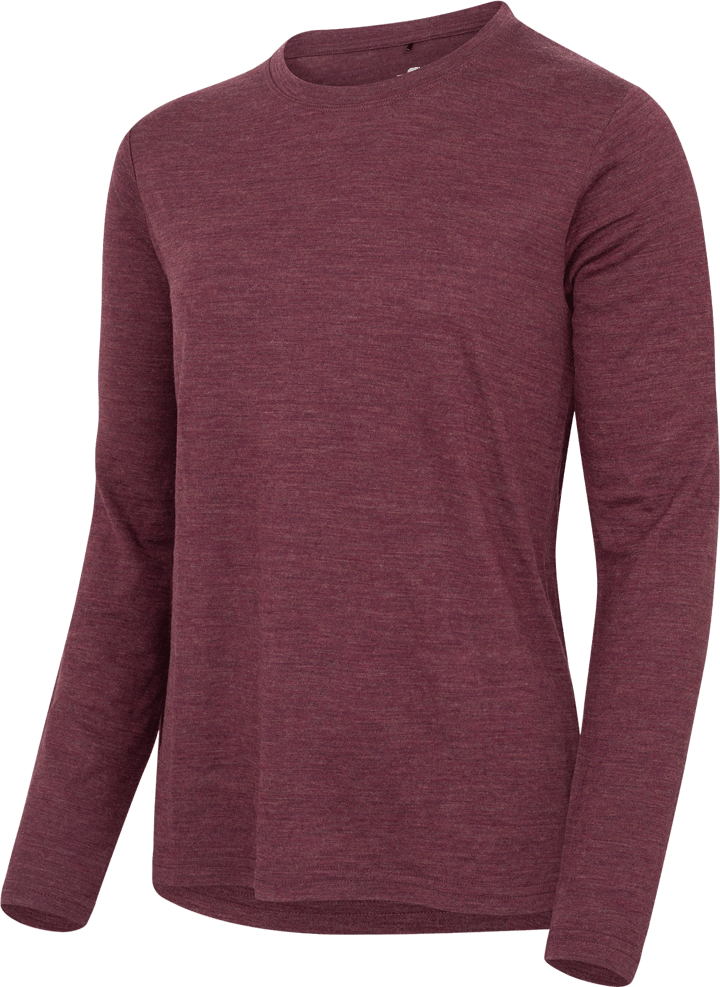 Gridarmor Women's Merino Wool Ls Tee Fig Melange Gridarmor