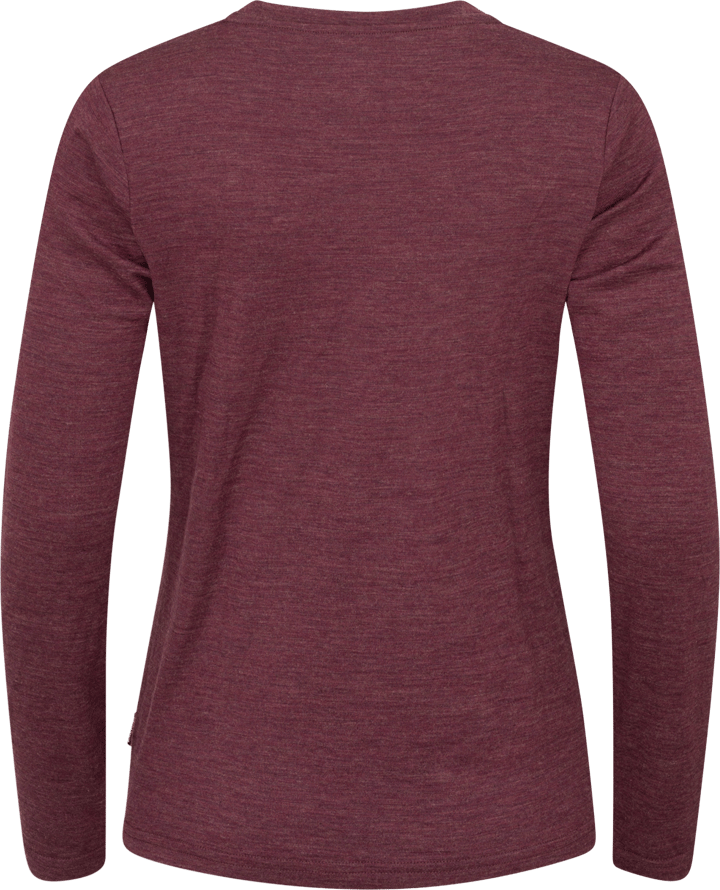 Gridarmor Women's Merino Wool Ls Tee Fig Melange Gridarmor