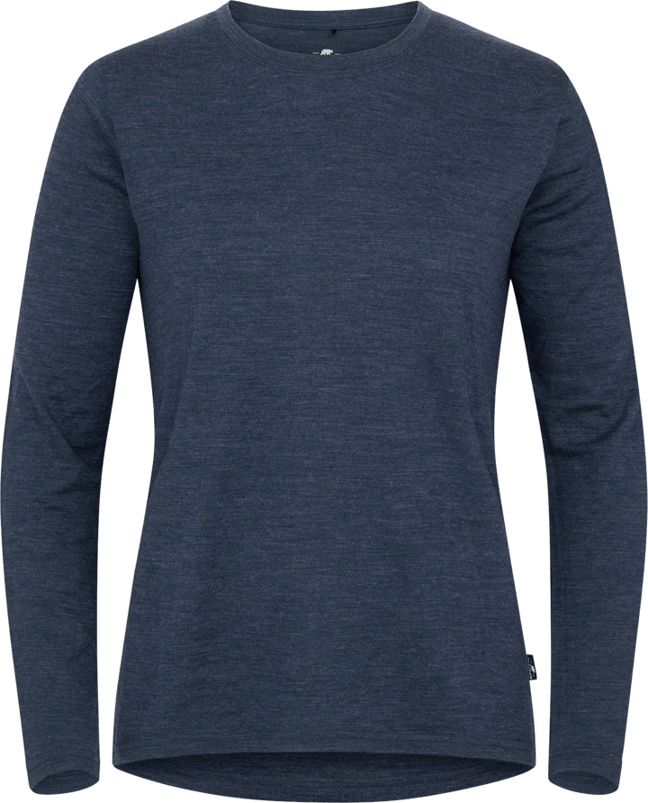 Gridarmor Women's Merino Wool Ls Tee Navy Blazer Melange Gridarmor