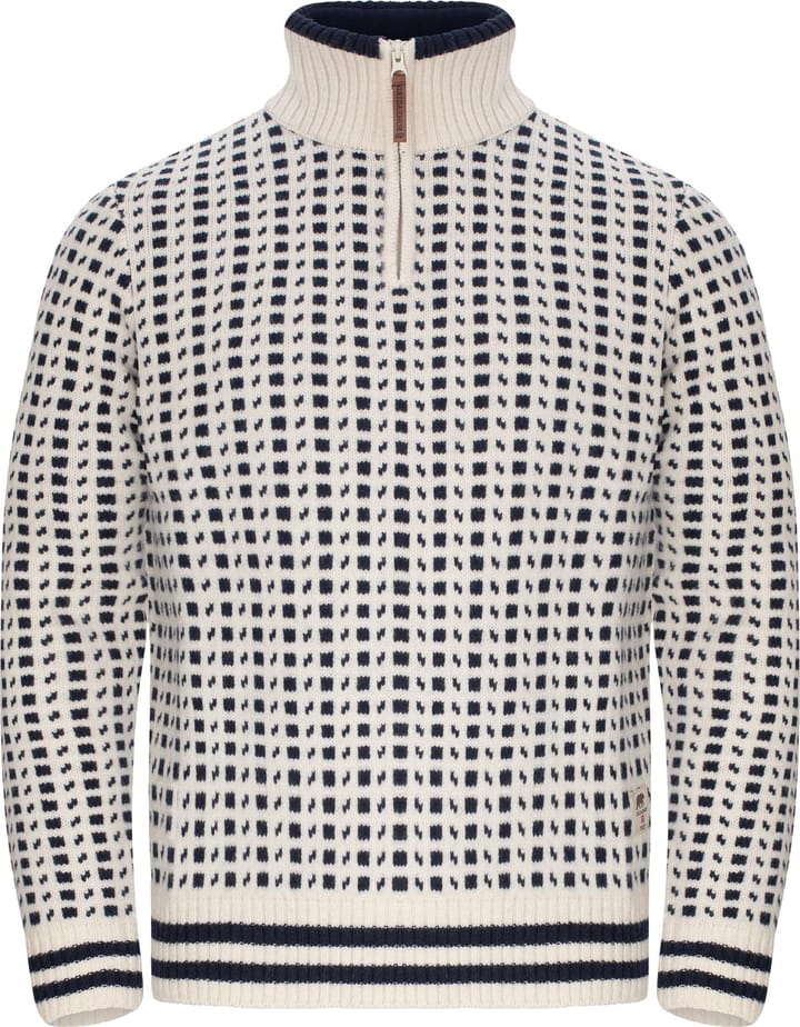 Gridarmor Men's Classic Wool HalfZip Sweater Snow White Gridarmor