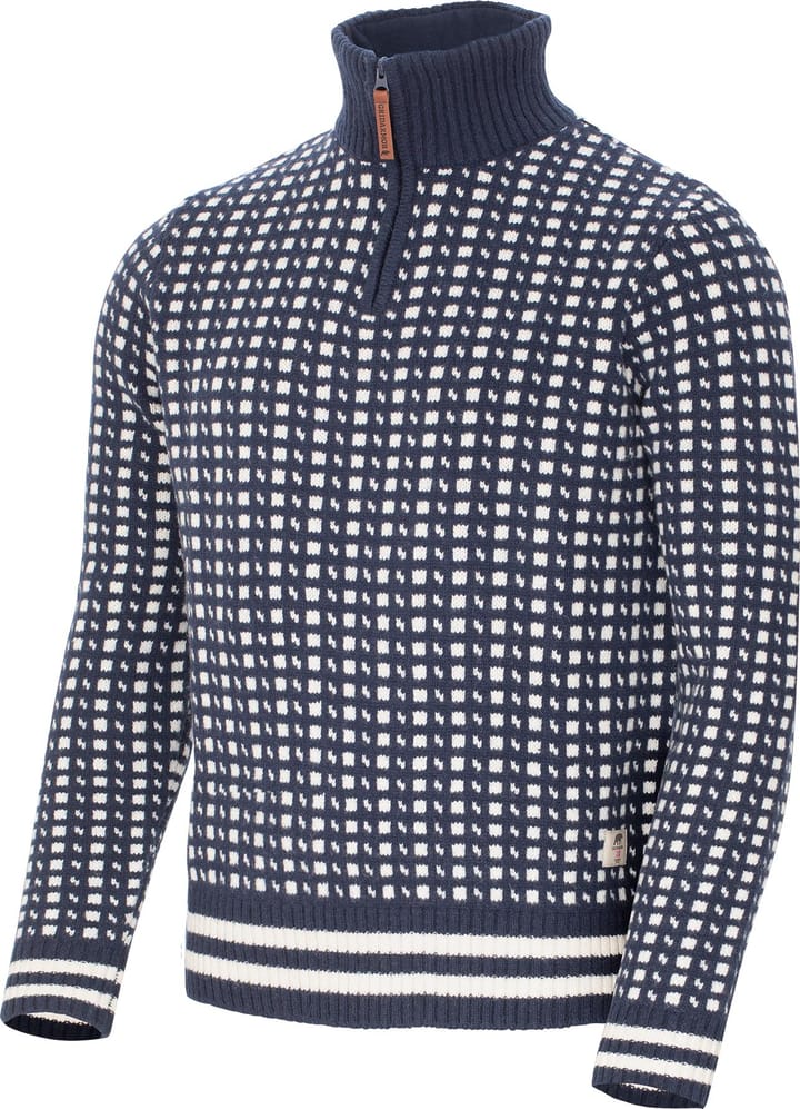 Gridarmor Men's Classic Wool HalfZip Sweater Navy Blazer Gridarmor