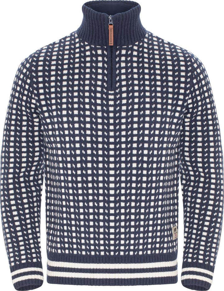 Gridarmor Men's Classic Wool HalfZip Sweater Navy Blazer Gridarmor
