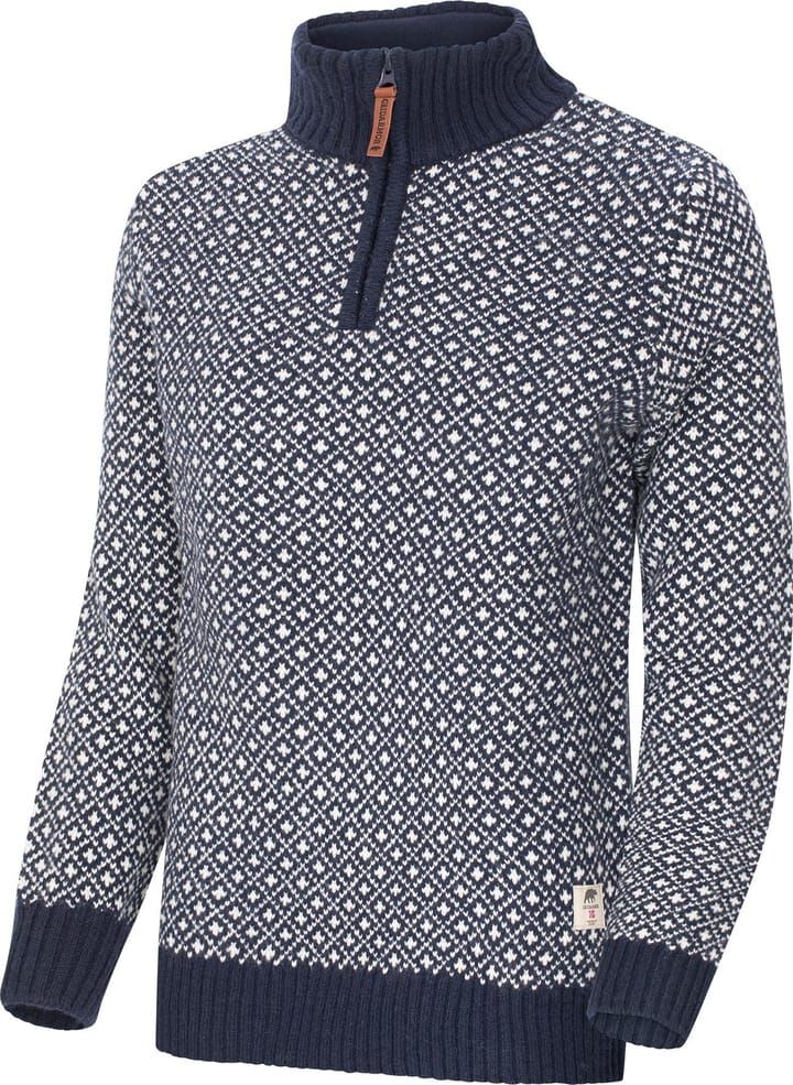 Gridarmor Women's Heavy Knit HalfZip Navy Blazer Gridarmor