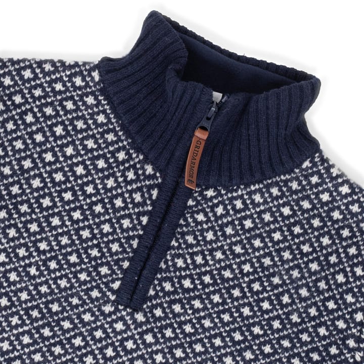 Gridarmor Women's Heavy Knit HalfZip Navy Blazer Gridarmor
