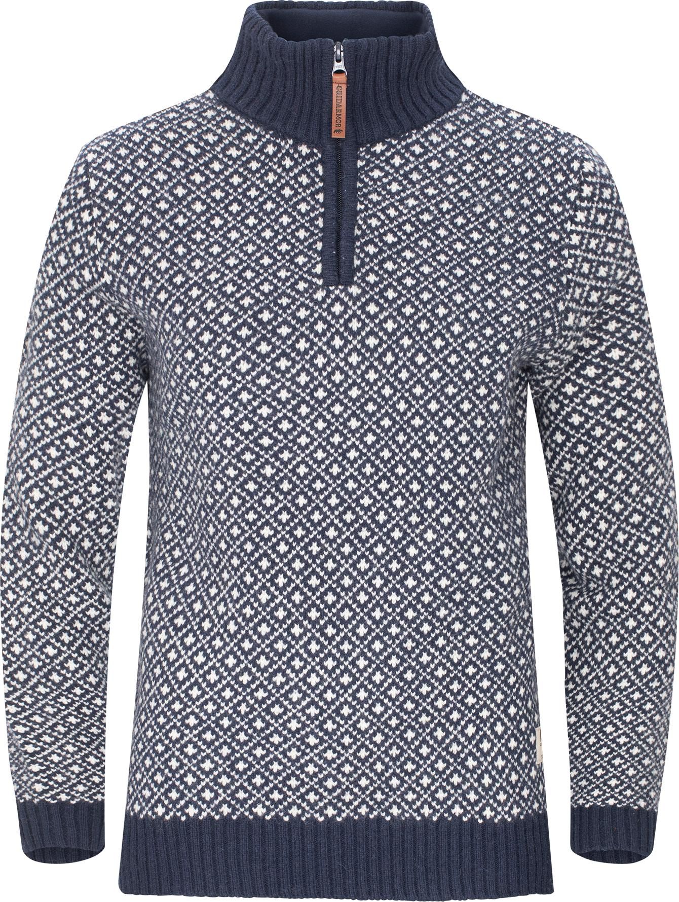 Gridarmor Women's Heavy Knit HalfZip Navy Blazer
