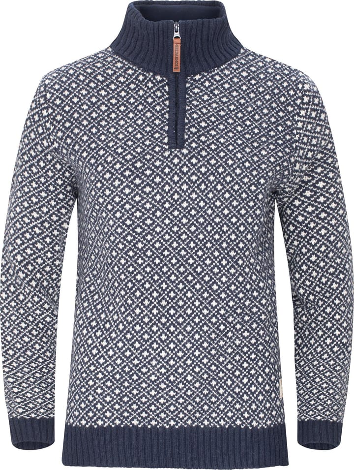 Gridarmor Women's Heavy Knit HalfZip Navy Blazer Gridarmor