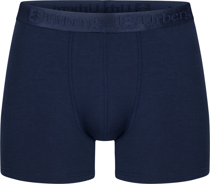 Urberg Men's Bamboo Printed Boxers 3-Pack Mallard Blue Print + Black Beauty + Dark Navy Urberg