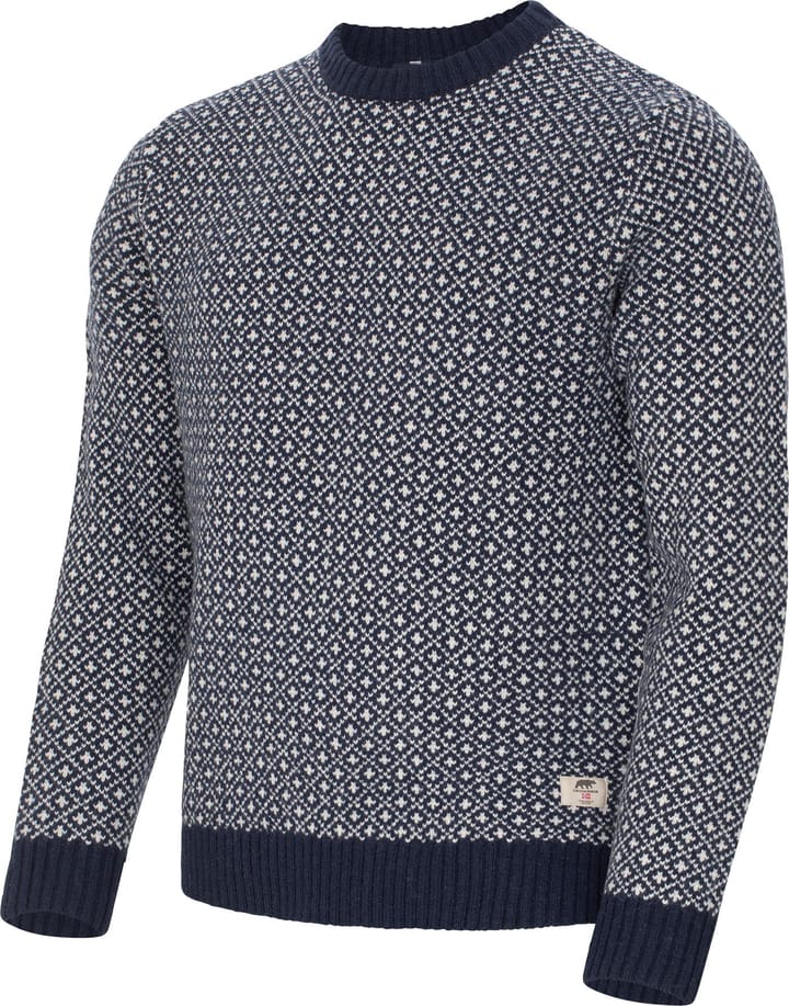 Gridarmor Men's Heavy Knit Wool Sweater Navy Blazer Gridarmor