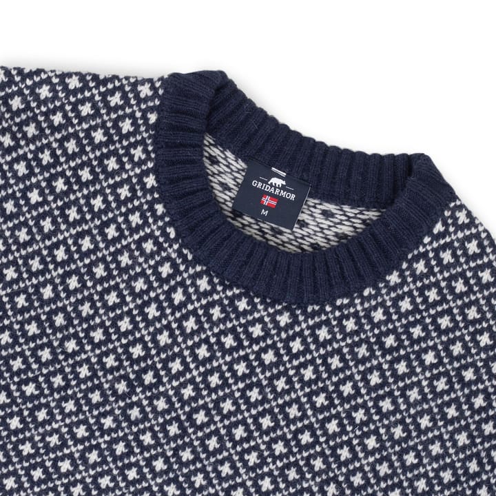 Gridarmor Men's Heavy Knit Wool Sweater Navy Blazer Gridarmor