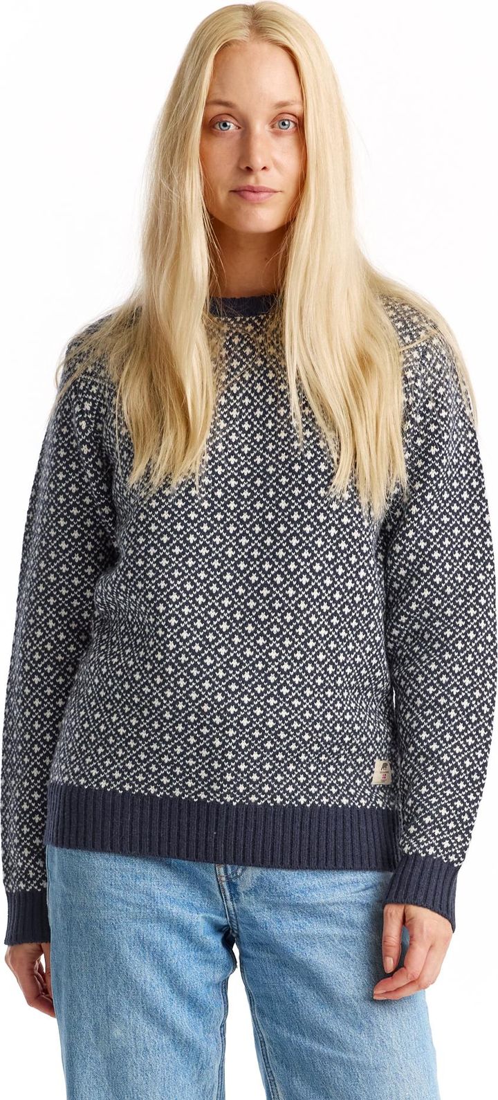 Gridarmor Women's Heavy Knit Wool Sweater  Navy Blazer Gridarmor