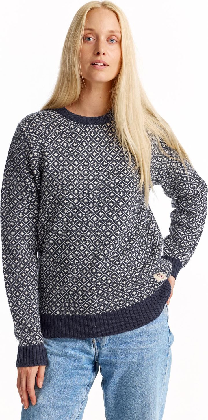 Gridarmor Women's Heavy Knit Wool Sweater  Navy Blazer Gridarmor