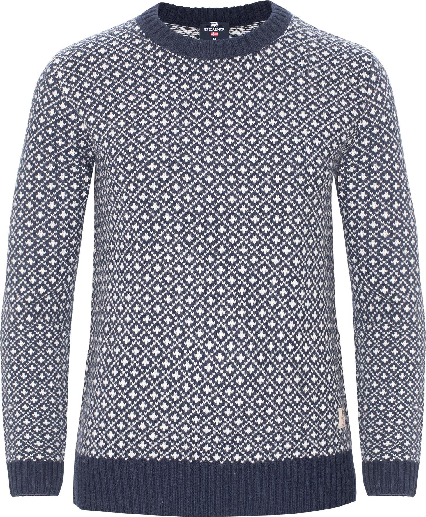 Gridarmor Women's Heavy Knit Wool Sweater  Navy Blazer