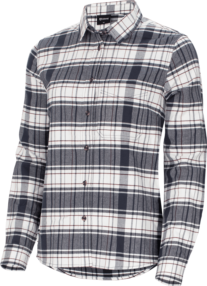 Urberg Women's Checked Flanell Shirt CloudDancer/Navy/Fig Urberg