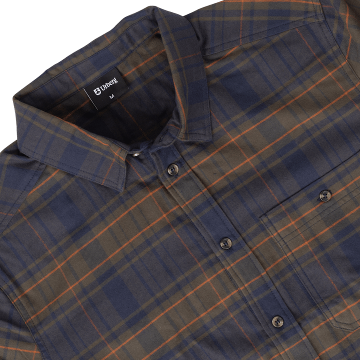 Urberg Men's Checked Flanell Shirt DK Green/Navy/Glazed Ginger Urberg