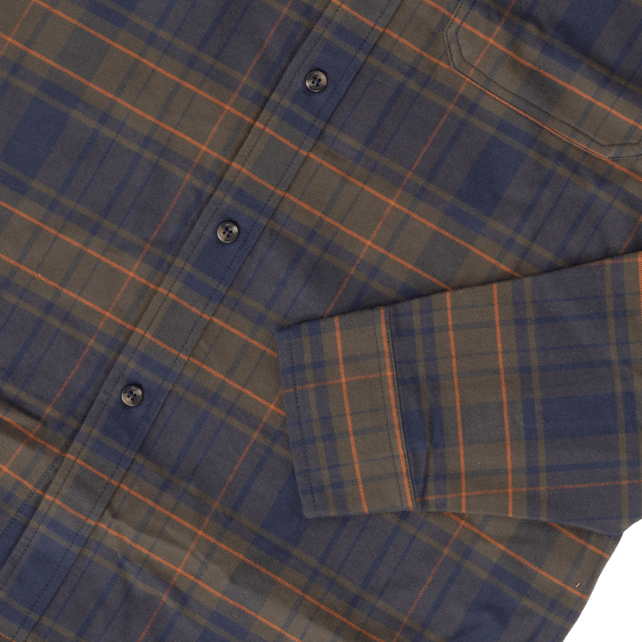 Urberg Men's Checked Flanell Shirt DK Green/Navy/Glazed Ginger Urberg