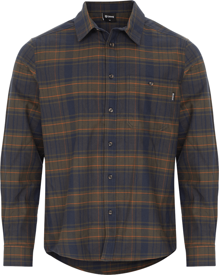 Urberg Men's Checked Flanell Shirt DK Green/Navy/Glazed Ginger Urberg