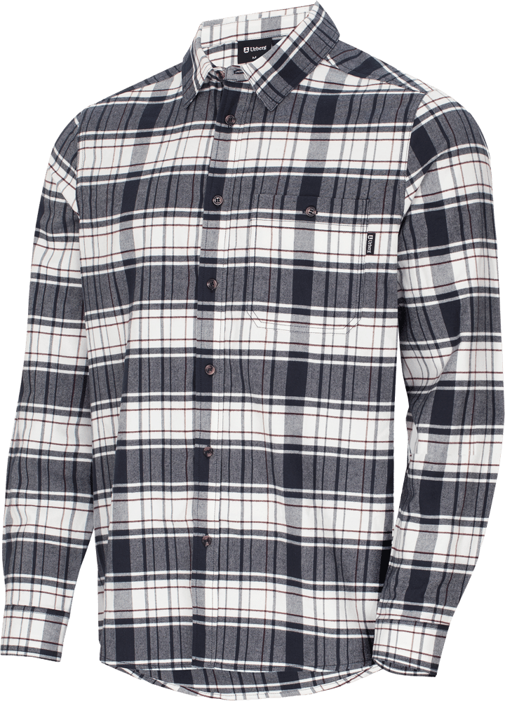 Urberg Men's Checked Flanell Shirt Clouddancer/Navy/Fig Urberg